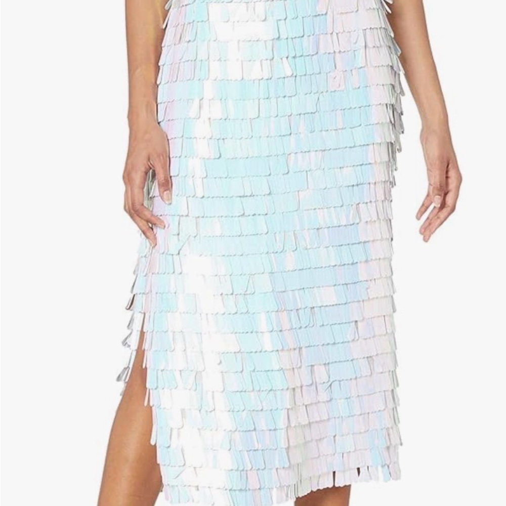 Harlow Shimmering Sequin Midi Skirt